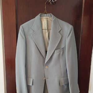 Elegant Light Gray Men's Blazer